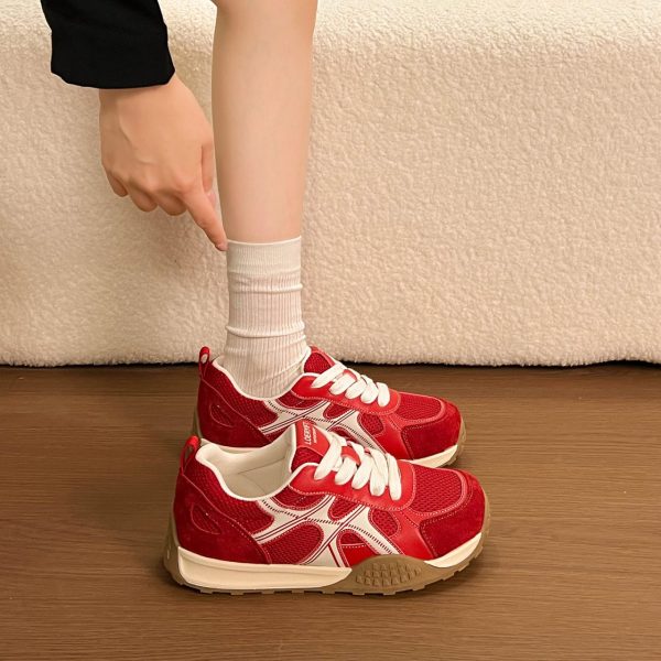 Hálós platform sneaker, tavaszi-őszi – Cipő