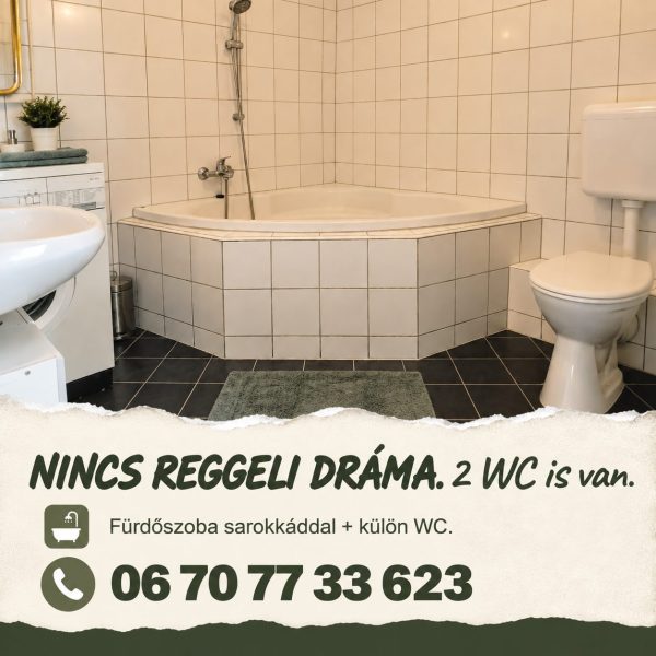 FELVETTEK KESZTHELYRE? NAGYSZERŰ!  Kiadó lakás egyetemistáknak •  06 70 77 33 623 – 6. kép