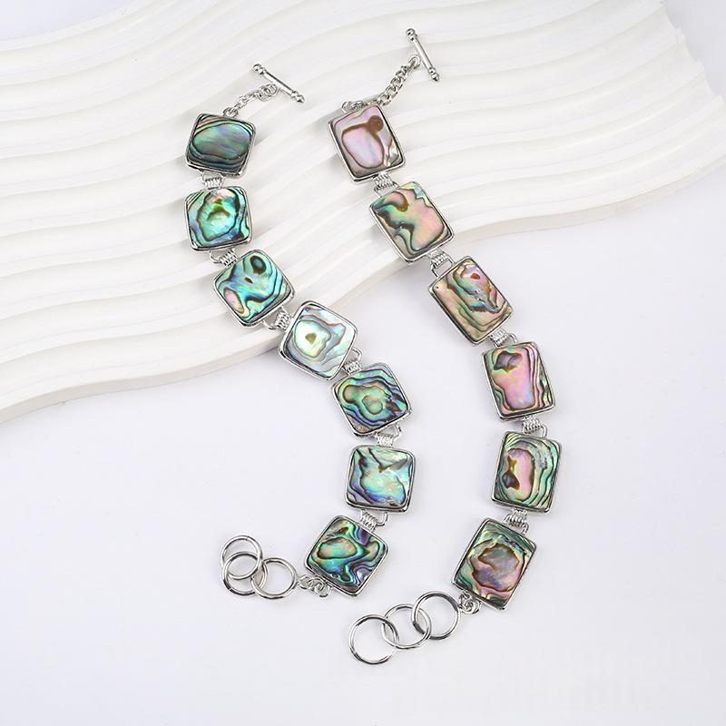 Abalone kagylós vintage medál – Óra, ékszer