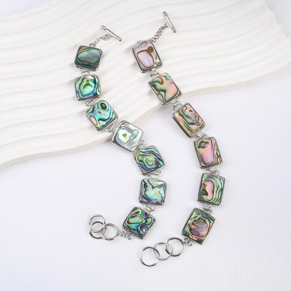 Abalone kagylós vintage medál – Óra, ékszer