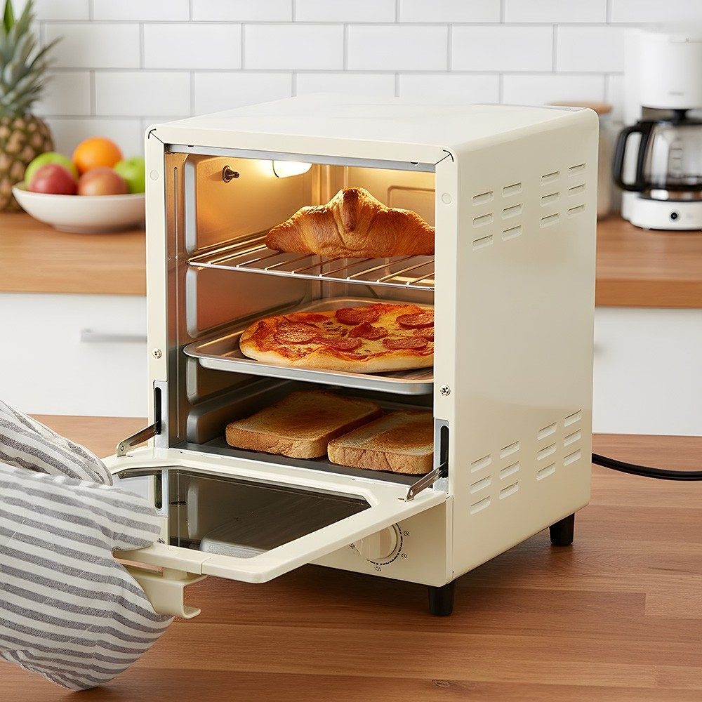 15 literes mini sütő 3 szintes grillsütő – Konyhafelszerelés