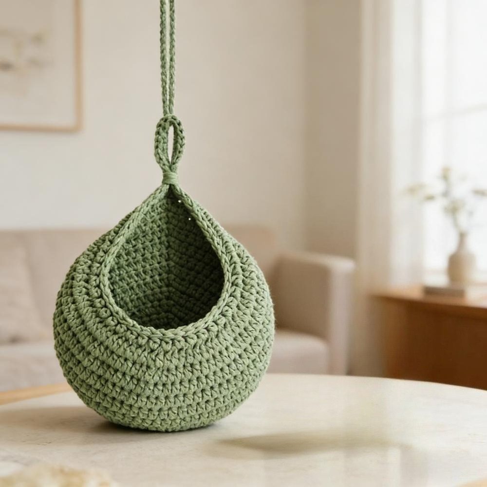 Boho függő zöldségtároló kosár, 3 részes – Konyhafelszerelés
